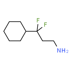 ChemSpider 2D Image | 3-Cyclohexyl-3,3-difluoro-1-propanamine | C9H17F2N