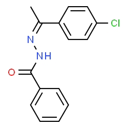 ChemSpider 2D Image | N'-[(1Z)-1-(4-Chlorophenyl)ethylidene]benzohydrazide | C15H13ClN2O