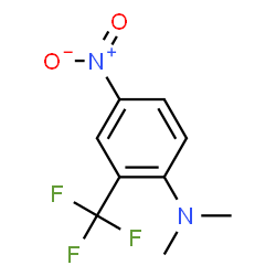 ChemSpider 2D Image | 2-Dimethylamino-5-nitrobenzotrifluoride | C9H9F3N2O2