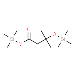 ChemSpider 2D Image | Trimethylsilyl 3-methyl-3-[(trimethylsilyl)oxy]butanoate | C11H26O3Si2