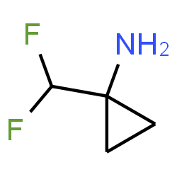 ChemSpider 2D Image | 1-(Difluoromethyl)cyclopropanamine | C4H7F2N