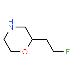 ChemSpider 2D Image | 2-(2-Fluoroethyl)morpholine | C6H12FNO