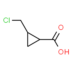 ChemSpider 2D Image | 2-(Chloromethyl)cyclopropanecarboxylic acid | C5H7ClO2