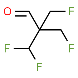 ChemSpider 2D Image | 3,3-Difluoro-2,2-bis(fluoromethyl)propanal | C5H6F4O