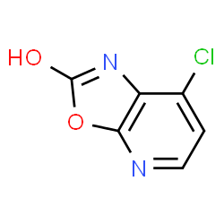 ChemSpider 2D Image | 7-Chloro[1,3]oxazolo[5,4-b]pyridin-2-ol | C6H3ClN2O2