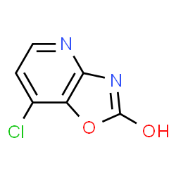 ChemSpider 2D Image | 7-Chloro[1,3]oxazolo[4,5-b]pyridin-2-ol | C6H3ClN2O2