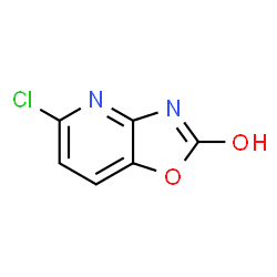 ChemSpider 2D Image | 5-Chloro[1,3]oxazolo[4,5-b]pyridin-2-ol | C6H3ClN2O2