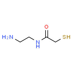 ChemSpider 2D Image | N-(2-Aminoethyl)-2-sulfanylacetamide | C4H10N2OS