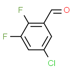 ChemSpider 2D Image | 5-Chloro-2,3-difluorobenzaldehyde | C7H3ClF2O