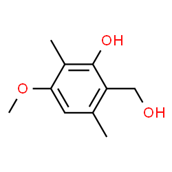 ChemSpider 2D Image | 2-(Hydroxymethyl)-5-methoxy-3,6-dimethylphenol | C10H14O3