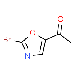 ChemSpider 2D Image | 1-(2-Bromo-1,3-oxazol-5-yl)ethanone | C5H4BrNO2