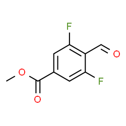 ChemSpider 2D Image | Methyl 3,5-difluoro-4-formylbenzoate | C9H6F2O3
