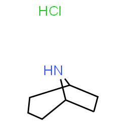 ChemSpider 2D Image | 8-azabicyclo[3.2.1]octane hydrochloride | C7H14ClN