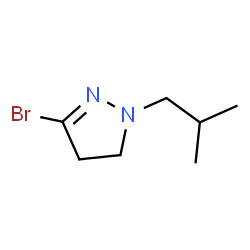 ChemSpider 2D Image | 3-Bromo-1-isobutyl-4,5-dihydro-1H-pyrazole | C7H13BrN2