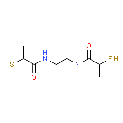 ChemSpider 2D Image | N,N'-1,2-Ethanediylbis(2-sulfanylpropanamide) | C8H16N2O2S2