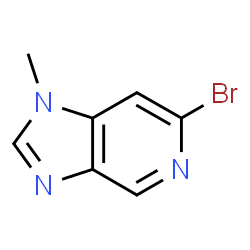 ChemSpider 2D Image | 6-Bromo-1-methyl-1H-imidazo[4,5-c]pyridine | C7H6BrN3