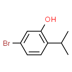 ChemSpider 2D Image | 5-Bromo-2-isopropylphenol | C9H11BrO