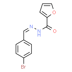 ChemSpider 2D Image | N'-[(Z)-(4-Bromophenyl)methylene]-2-furohydrazide | C12H9BrN2O2