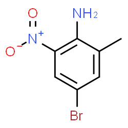 ChemSpider 2D Image | 4-Bromo-2-methyl-6-nitroaniline | C7H7BrN2O2