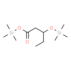 ChemSpider 2D Image | Trimethylsilyl 3-[(trimethylsilyl)oxy]pentanoate  | C11H26O3Si2