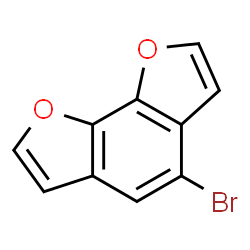 ChemSpider 2D Image | 4-Bromofuro[3,2-g][1]benzofuran | C10H5BrO2