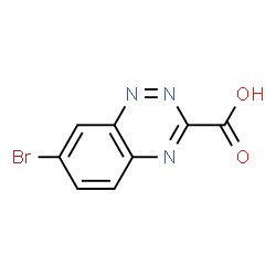 ChemSpider 2D Image | 7-Bromo-1,2,4-benzotriazine-3-carboxylic acid | C8H4BrN3O2