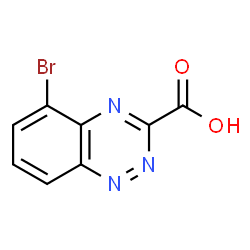 ChemSpider 2D Image | 5-Bromo-1,2,4-benzotriazine-3-carboxylic acid | C8H4BrN3O2