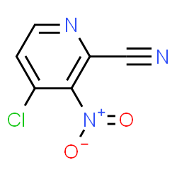 ChemSpider 2D Image | 4-Chloro-3-nitro-2-pyridinecarbonitrile | C6H2ClN3O2