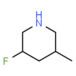 ChemSpider 2D Image | 3-Fluoro-5-methylpiperidine | C6H12FN