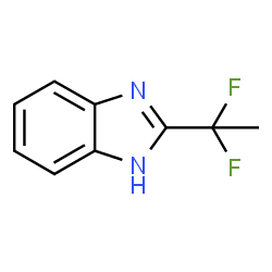 ChemSpider 2D Image | 2-(1,1-Difluoroethyl)-1H-benzimidazole | C9H8F2N2