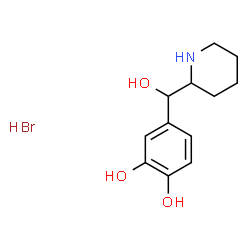 ChemSpider 2D Image | Rimiterol hydrobromide | C12H18BrNO3