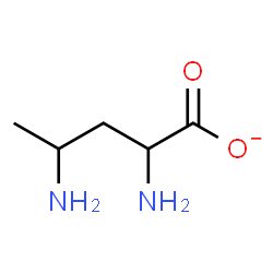 ChemSpider 2D Image | 2,4-Diaminopentanoate | C5H11N2O2
