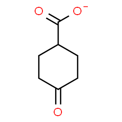 ChemSpider 2D Image | 4-Oxocyclohexanecarboxylate | C7H9O3