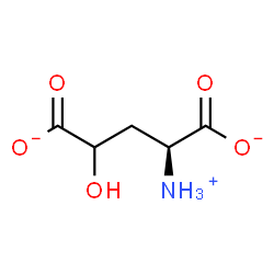 ChemSpider 2D Image | (2xi)-4-Ammonio-3,4-dideoxy-D-glycero-pentarate | C5H8NO5