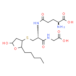 ChemSpider 2D Image | L-gamma-Glutamyl-S-(5-hydroxy-2-pentyltetrahydro-3-furanyl)-L-cysteinylglycine | C19H33N3O8S