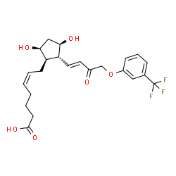 ChemSpider 2D Image | 15-keto Fluprostenol | C23H27F3O6