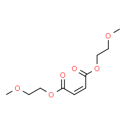 ChemSpider 2D Image | Bis(2-methoxyethyl) (2Z)-2-butenedioate | C10H16O6