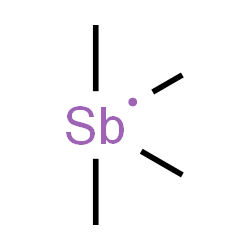 ChemSpider 2D Image | Tetramethylstiboranyl | C4H12Sb
