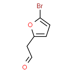 ChemSpider 2D Image | (5-Bromo-2-furyl)acetaldehyde | C6H5BrO2