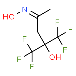 ChemSpider 2D Image | (4Z)-1,1,1-Trifluoro-4-(hydroxyimino)-2-(trifluoromethyl)-2-pentanol | C6H7F6NO2