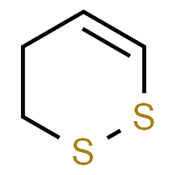 ChemSpider 2D Image | 3,4-Dihydro-1,2-dithiine | C4H6S2