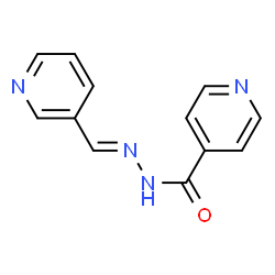 ChemSpider 2D Image | N'-[(E)-3-Pyridinylmethylene]isonicotinohydrazide | C12H10N4O