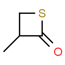 ChemSpider 2D Image | 3-Methyl-2-thietanone | C4H6OS