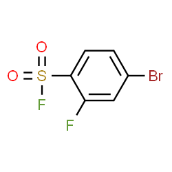 ChemSpider 2D Image | 4-Bromo-2-fluorobenzenesulfonyl fluoride | C6H3BrF2O2S