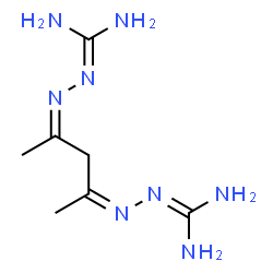 ChemSpider 2D Image | N'',N'''''-(2Z,4Z)-2,4-Pentanediylidenedicarbonohydrazonic diamide | C7H16N8
