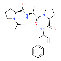 ChemSpider 2D Image | 1-Acetyl-L-prolyl-L-alanyl-N-[(2S)-1-oxo-3-phenyl-2-propanyl]-L-prolinamide | C24H32N4O5