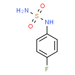 ChemSpider 2D Image | N-(4-Fluorophenyl)sulfuric diamide | C6H7FN2O2S