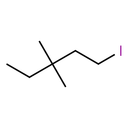 ChemSpider 2D Image | 1-Iodo-3,3-dimethylpentane | C7H15I