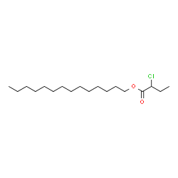 ChemSpider 2D Image | Tetradecyl 2-chlorobutanoate | C18H35ClO2