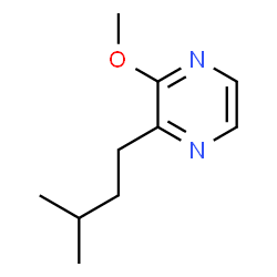 ChemSpider 2D Image | Pyrazine, 2-isopentyl-3-methoxy | C10H16N2O